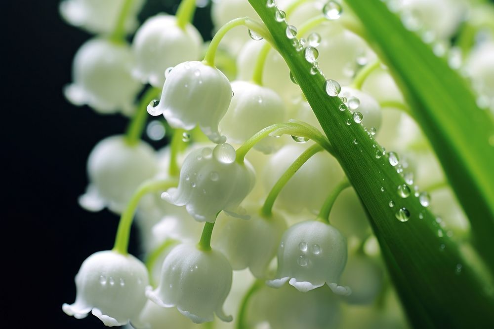 Lily of the valley flower outdoors blossom. AI generated Image by rawpixel.