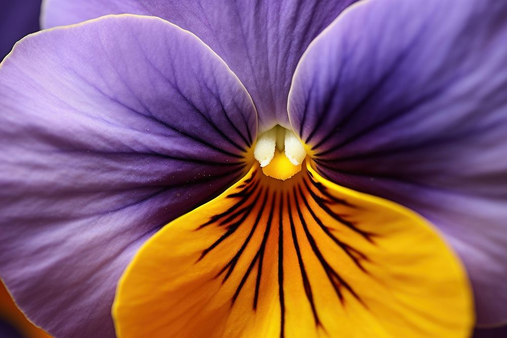 Pansy flower blossom purple. AI generated Image by rawpixel.