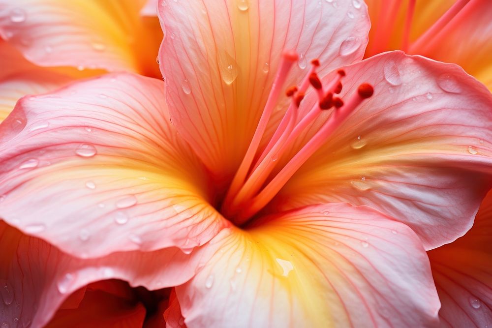 Tropical flower backgrounds hibiscus blossom. AI generated Image by rawpixel.