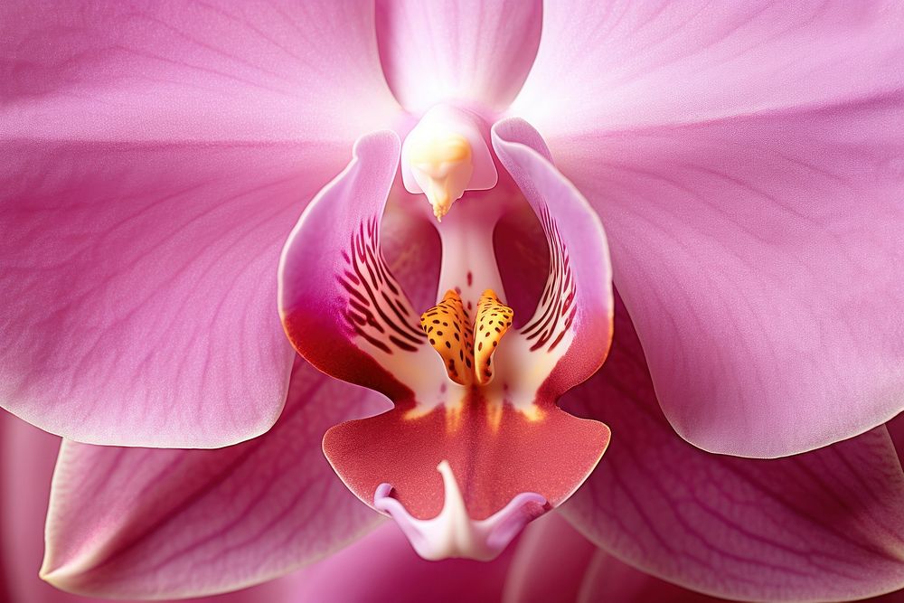 Orchid flower blossom petal. AI generated Image by rawpixel.