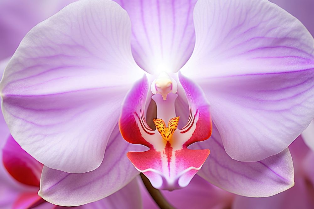 Orchid flower blossom petal. AI generated Image by rawpixel.