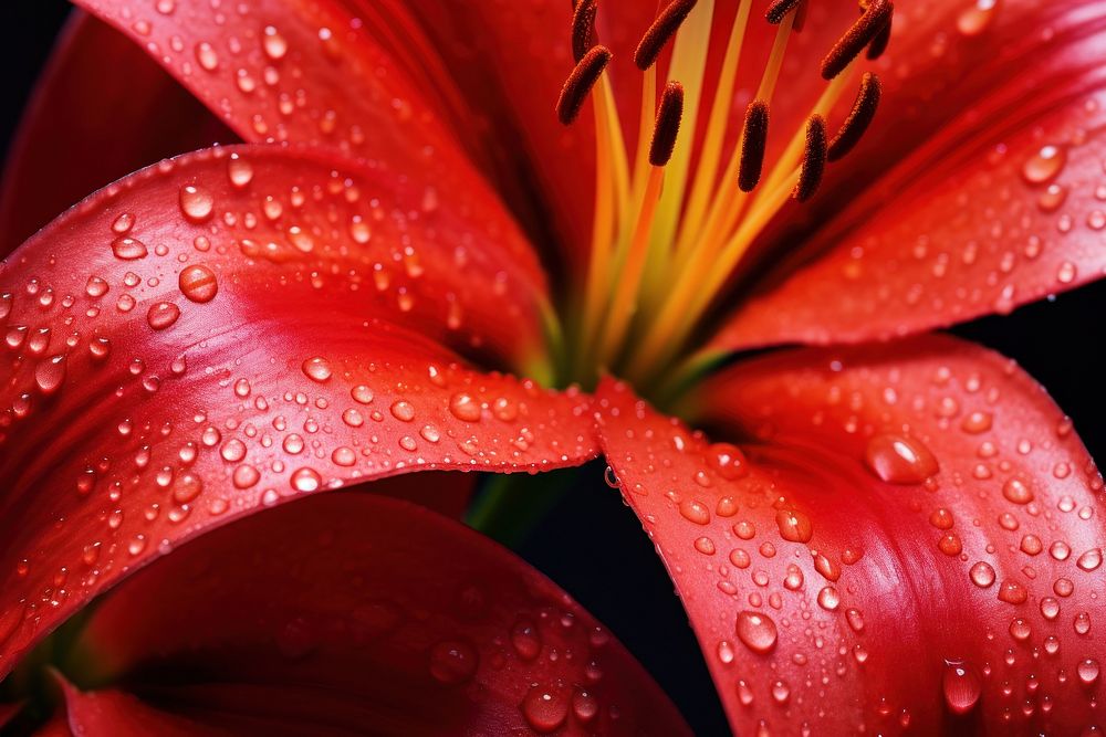 Lilly flower backgrounds petal. AI generated Image by rawpixel.