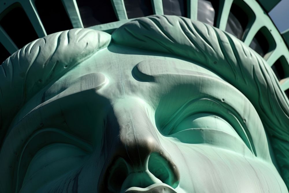 The statue of liberty sculpture representation independence. AI generated Image by rawpixel.