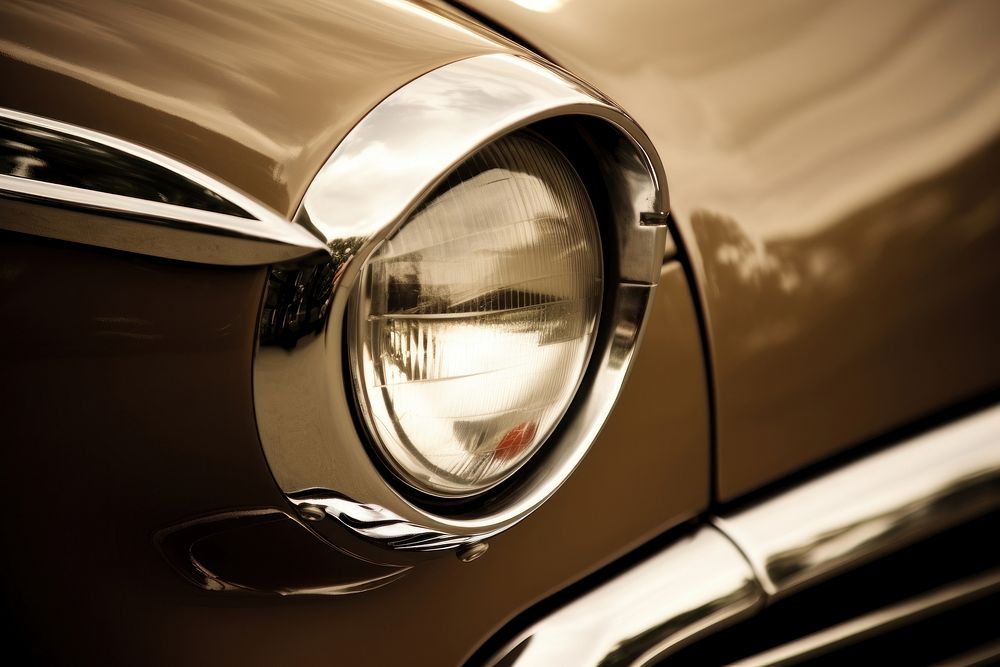 Close up of spoerts car headlight vehicle transportation. AI generated Image by rawpixel.