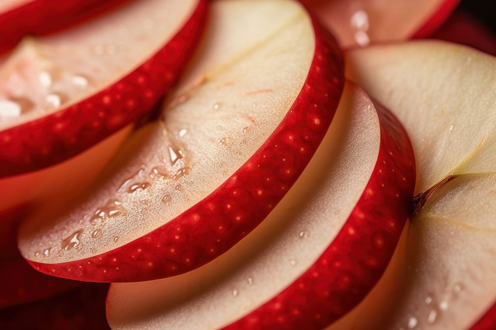 Sliced apple fruit plant food. AI generated Image by rawpixel.