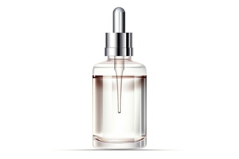 Clear serum cosmetics perfume bottle. AI generated Image by rawpixel.