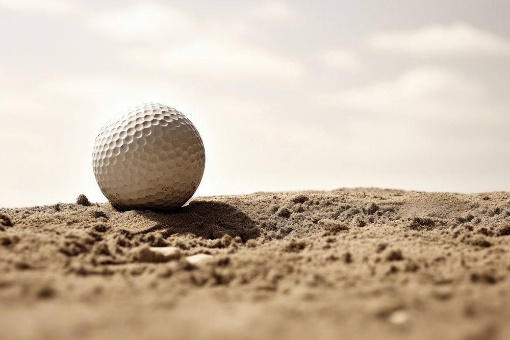 Golf outdoors sports ball. AI generated Image by rawpixel.