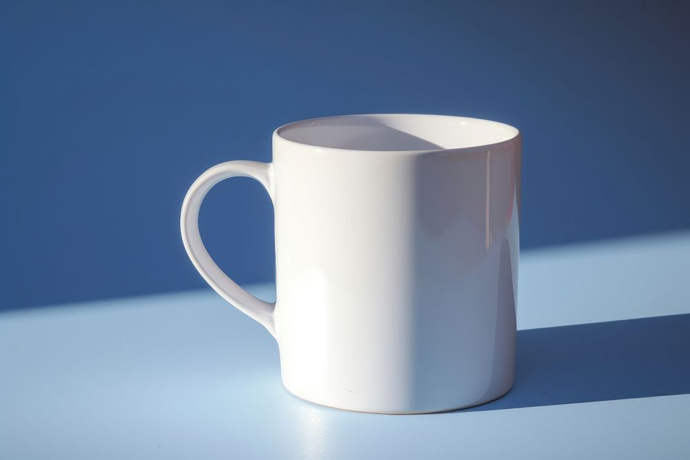 Mug porcelain lighting coffee. AI generated Image by rawpixel.