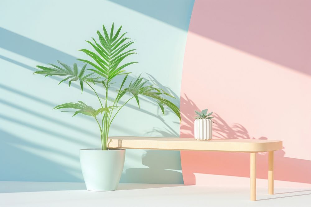 Plant furniture table vase. AI generated Image by rawpixel.