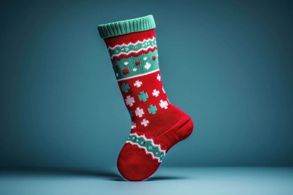 Christmas sock gift celebration decoration. AI generated Image by rawpixel.
