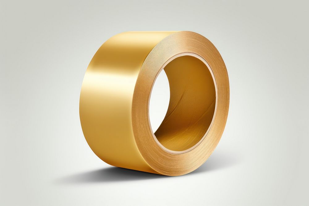 Roll of duct tape gold jewelry circle. AI generated Image by rawpixel.