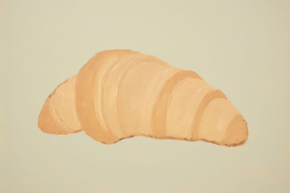 Croissant textured pattern drawing. AI generated Image by rawpixel.