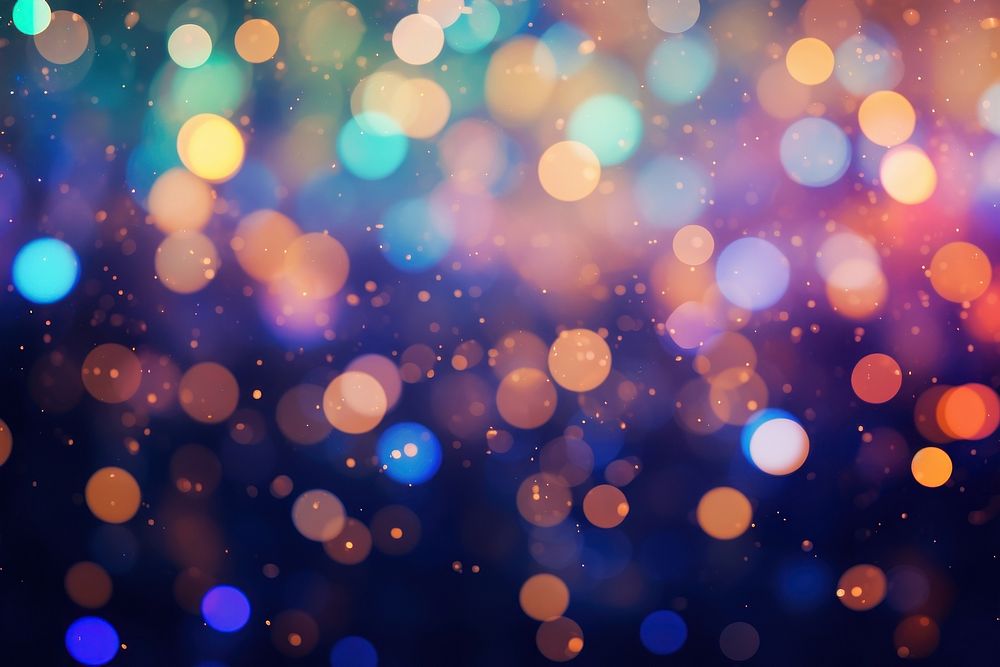 Neon light pattern bokeh effect background backgrounds abstract glitter. AI generated Image by rawpixel.