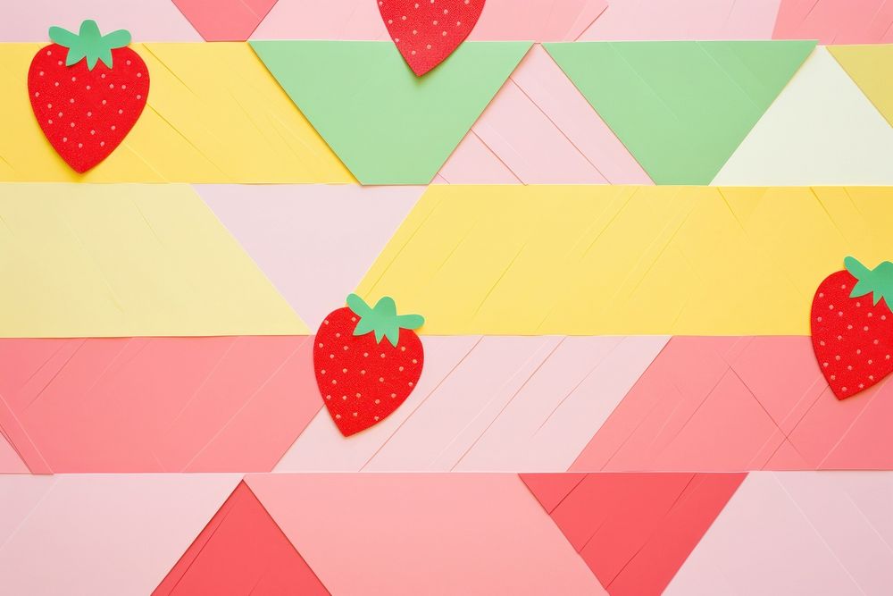 Strawbeeries backgrounds strawberry pattern. AI generated Image by rawpixel.