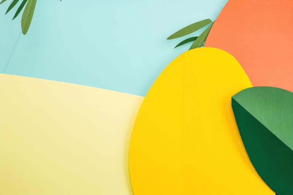 Tropical backgrounds pattern shape. AI generated Image by rawpixel.
