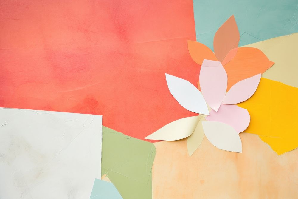Flower texture paper art backgrounds abstract. AI generated Image by rawpixel.