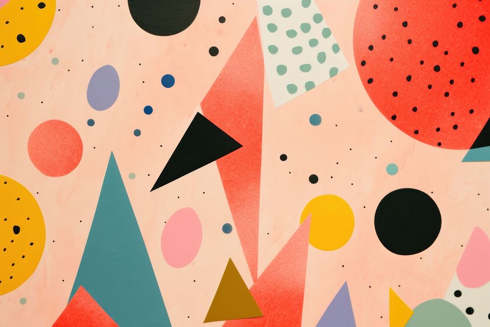 Polka dots pattern art backgrounds. AI generated Image by rawpixel.