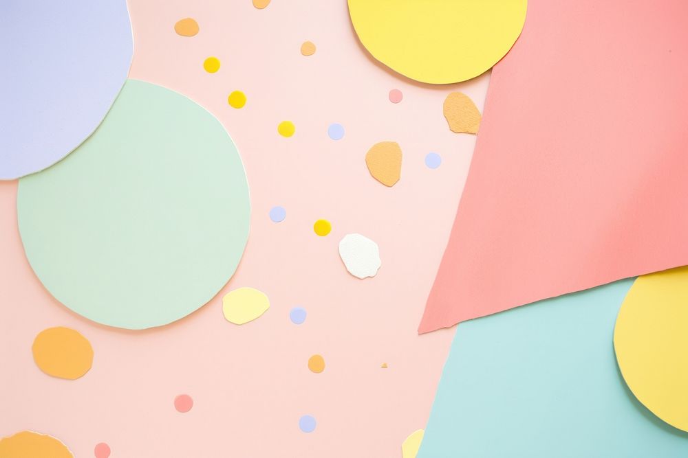 Dots memphis pattern backgrounds confetti. AI generated Image by rawpixel.