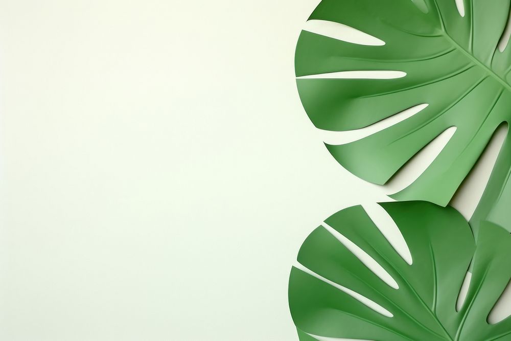 Monstera leaves green backgrounds pattern. AI generated Image by rawpixel.