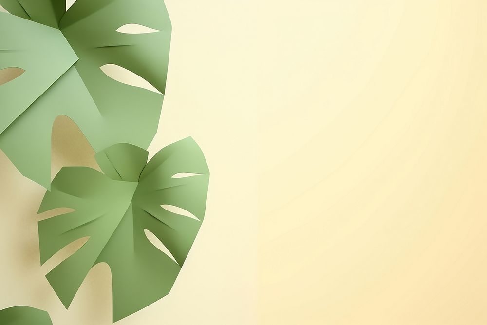 Monstera leaves green backgrounds pattern. AI generated Image by rawpixel.