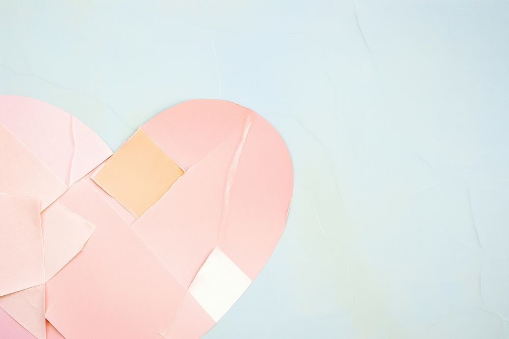 Heart backgrounds pattern paper. AI generated Image by rawpixel.
