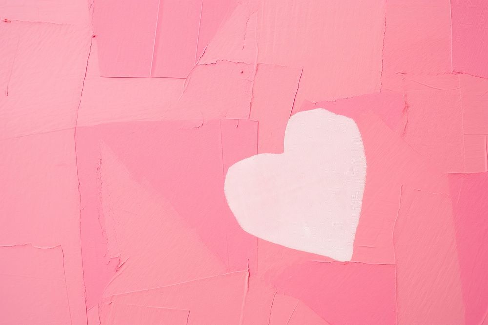 Backgrounds pattern heart pink. AI generated Image by rawpixel.