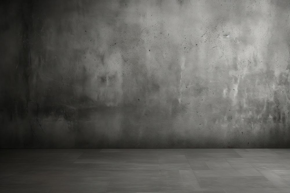 Dark black and gray abstract cement wall architecture backgrounds textured. AI generated Image by rawpixel.