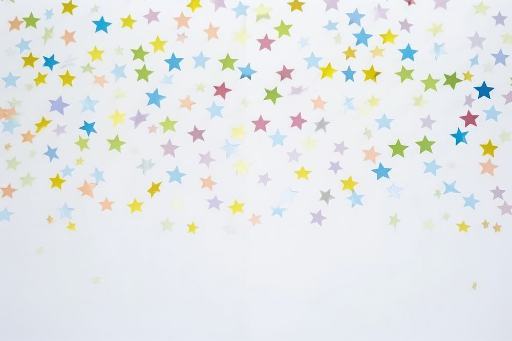 Star pattern paper confetti backgrounds celebration. AI generated Image by rawpixel.