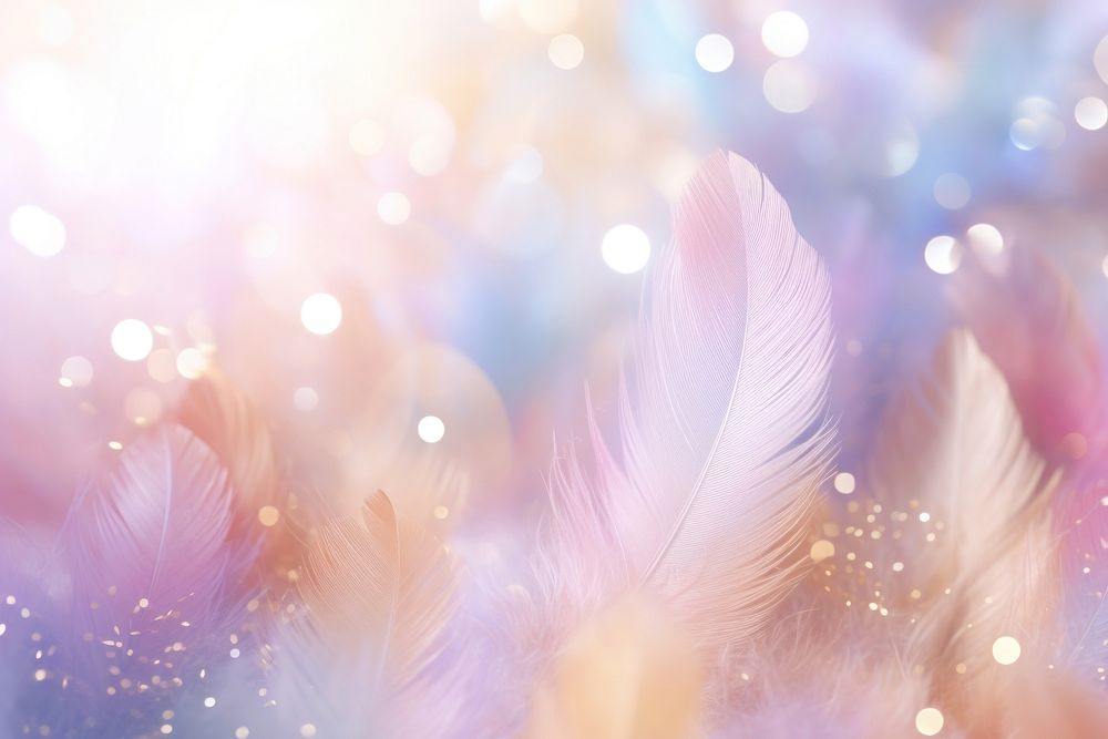 Glitter pattern bokeh effect background backgrounds outdoors feather. AI generated Image by rawpixel.