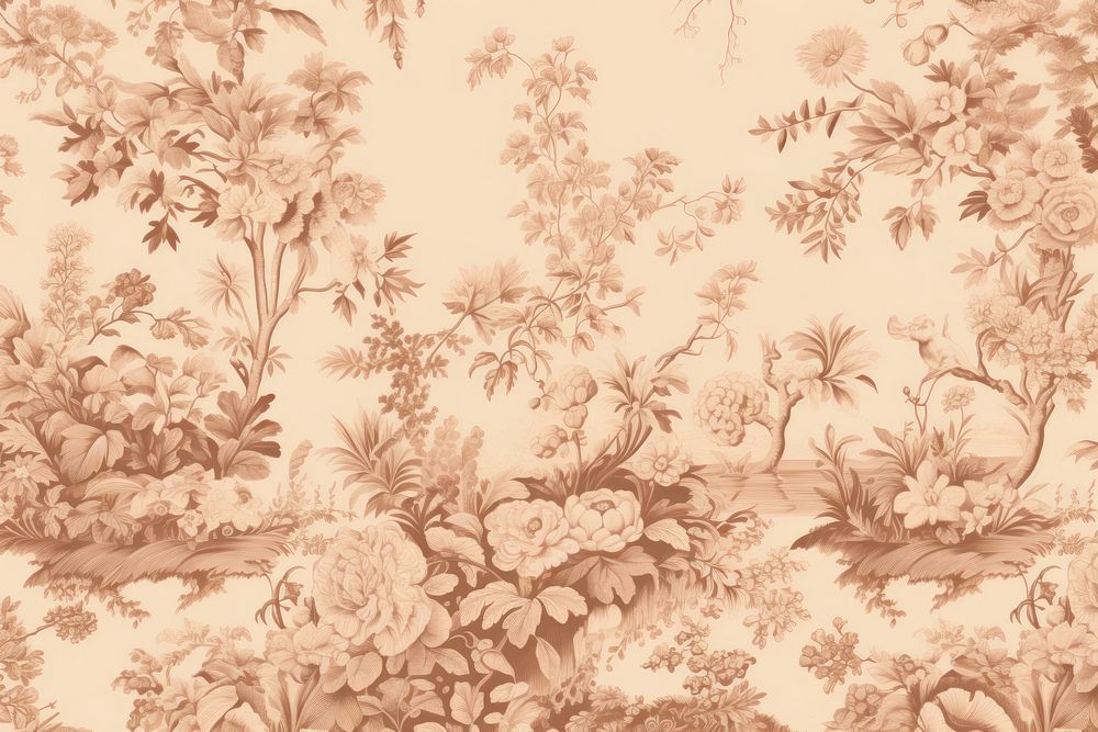 Flower rose garden wallpaper pattern art. AI generated Image by rawpixel.