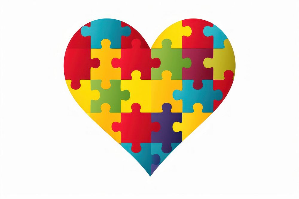 Heart jigsaw incomplete creativity solution. AI generated Image by rawpixel.