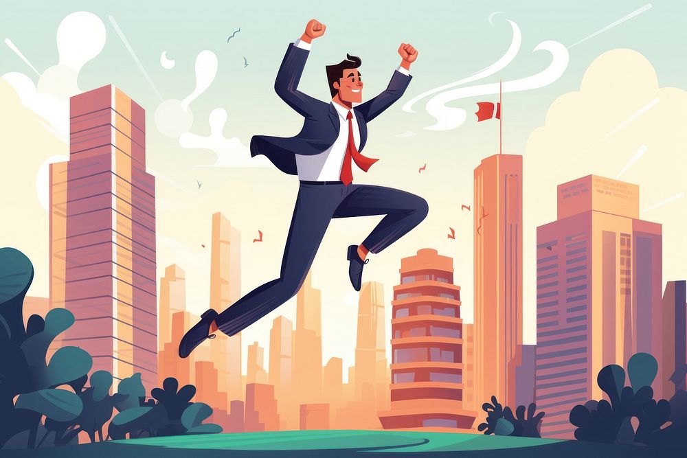 Business success adult city. AI generated Image by rawpixel.