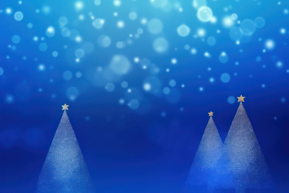 Minimal sparkling christmas trees and sparkling falling from above backgrounds outdoors light. AI generated Image by…