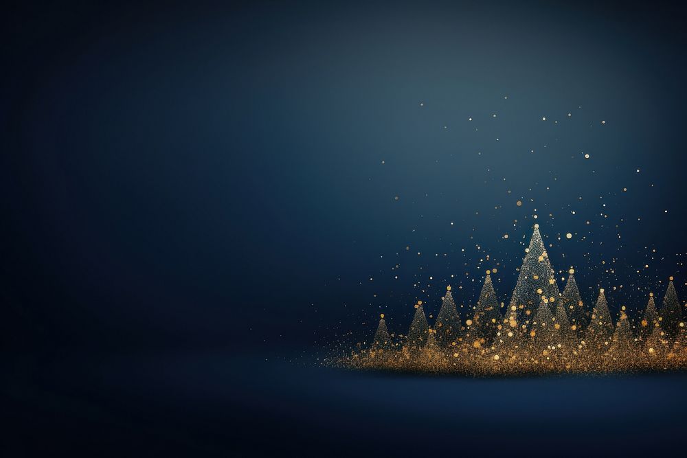 Sparkling falling christmas outdoors night. AI generated Image by rawpixel.