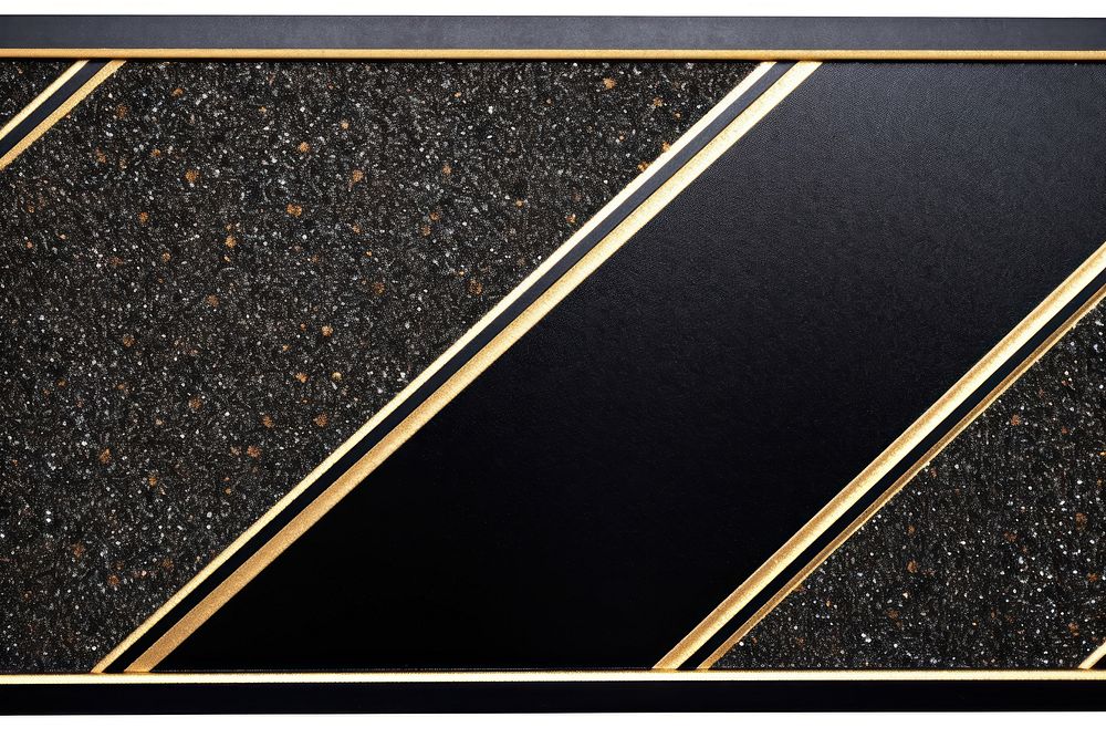Black and gold with sparkling asphalt blackboard rectangle. AI generated Image by rawpixel.