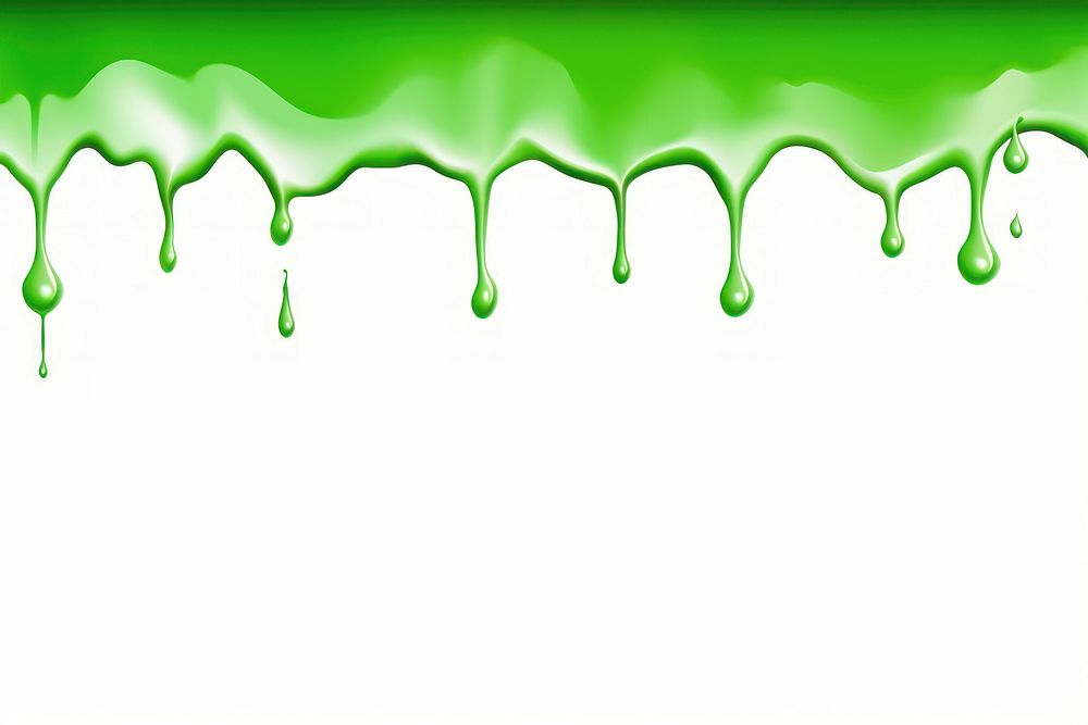 Green Drip Melted green backgrounds white background. AI generated Image by rawpixel.