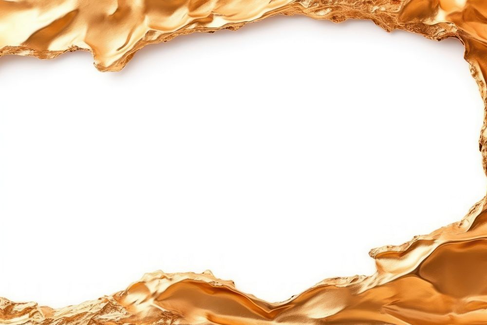 Melting gold backgrounds white background copy space. AI generated Image by rawpixel.