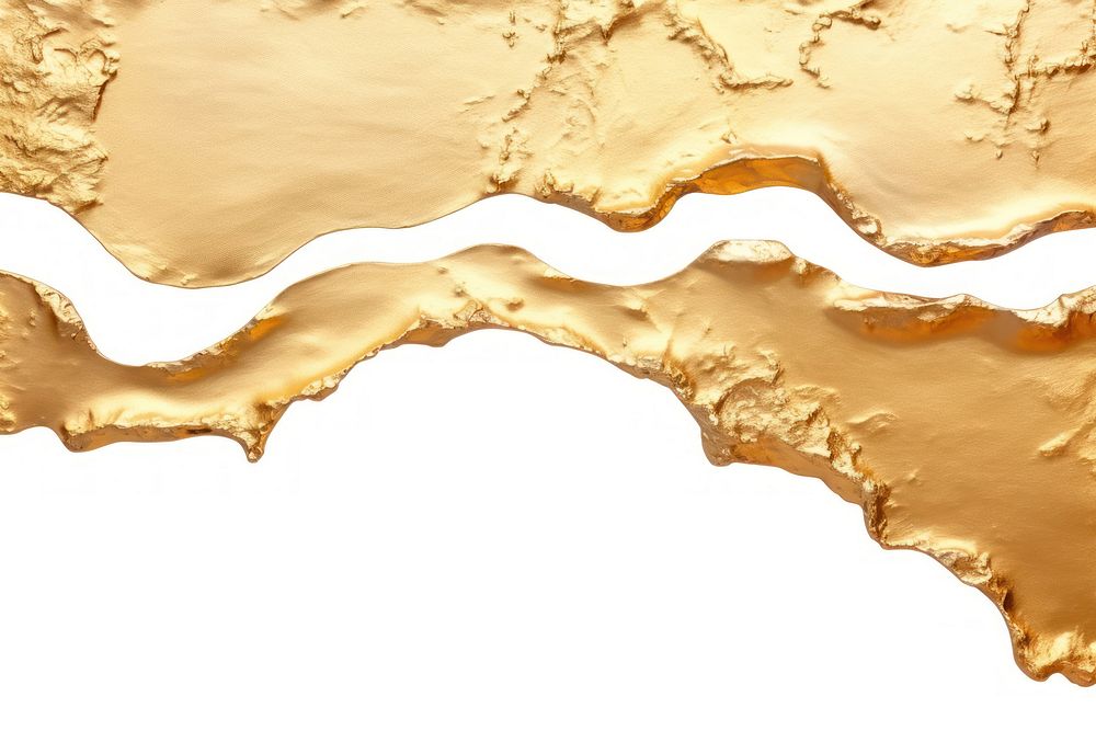 Melting gold backgrounds white background accessories. AI generated Image by rawpixel.