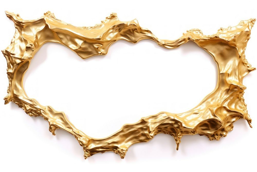 Melting gold splash jewelry white background accessories. AI generated Image by rawpixel.
