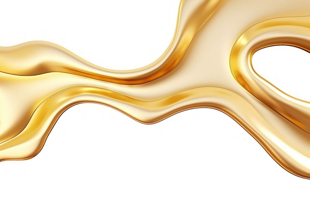 Melting liquid gold backgrounds white background copy space. AI generated Image by rawpixel.