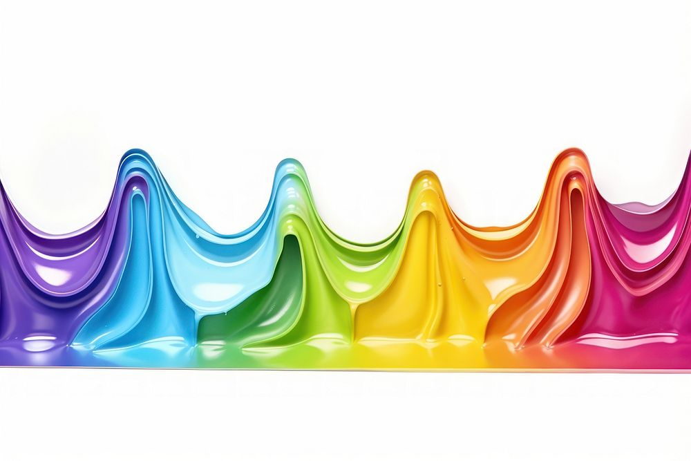 Rainbow splash backgrounds rainbow white background. AI generated Image by rawpixel.