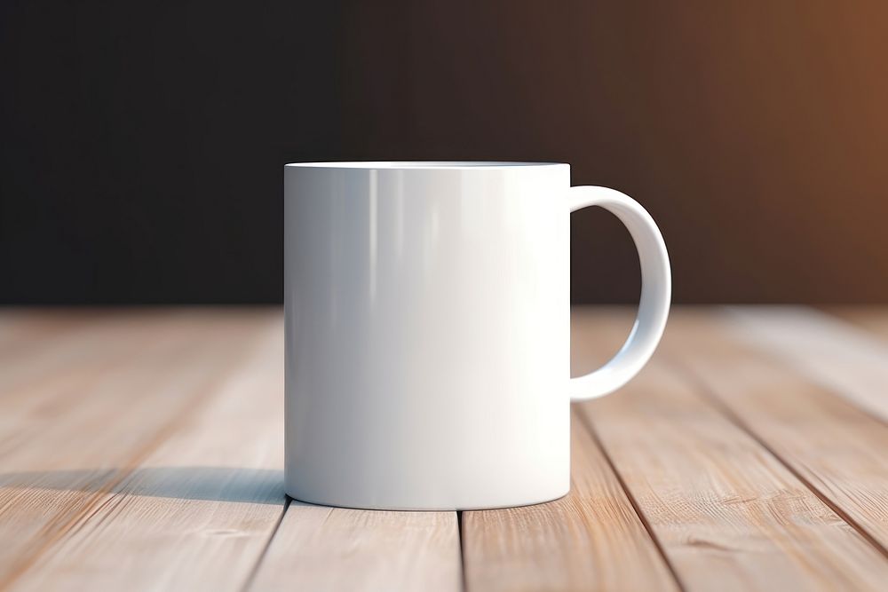 White mug mockup coffee drink. AI generated Image by rawpixel.