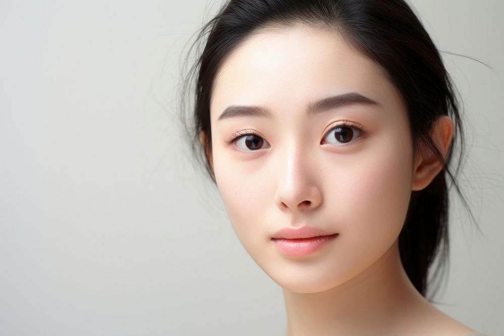 Japanese woman skin portrait fashion. AI generated Image by rawpixel.