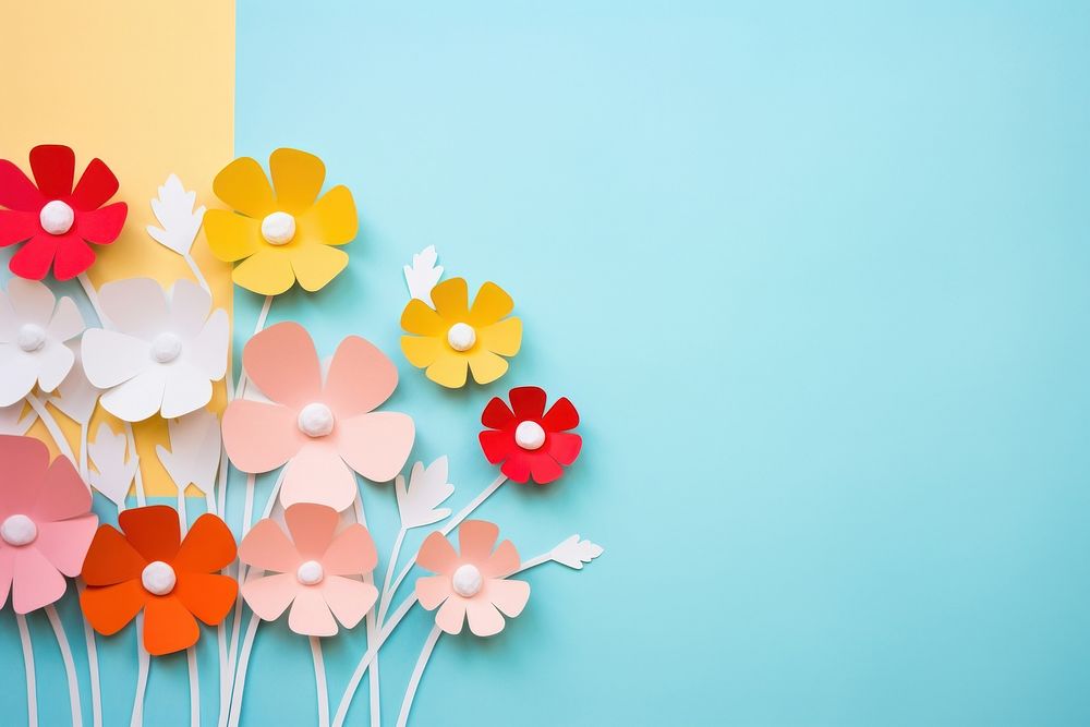 A bunch of flowers pattern petal plant. AI generated Image by rawpixel.