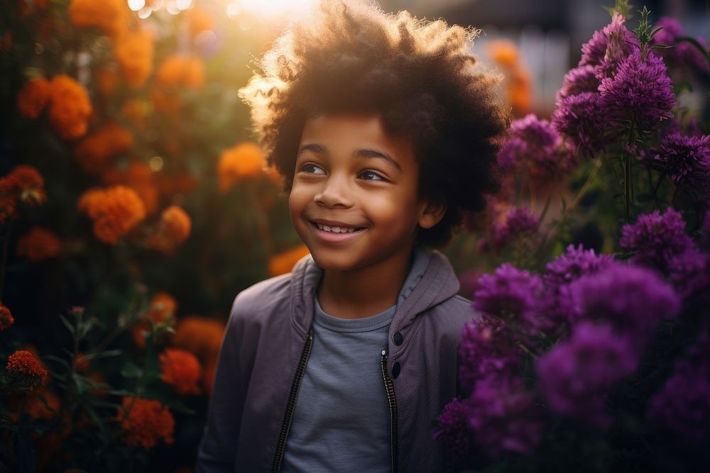 Black people portrait outdoors nature. AI generated Image by rawpixel.