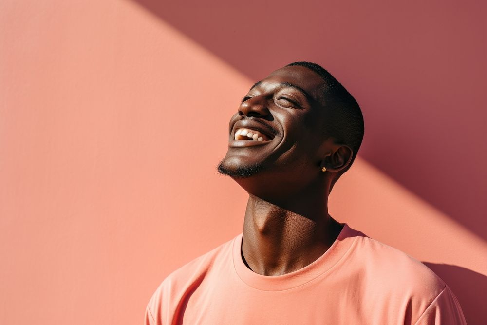 Black people adult happy man. AI generated Image by rawpixel.
