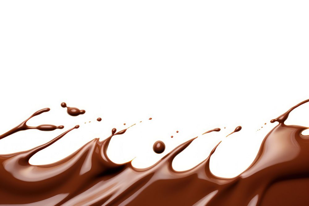 Chocolate dessert white background refreshment. AI generated Image by rawpixel.