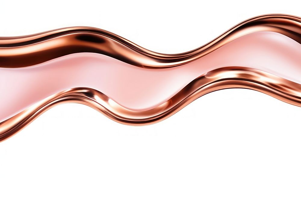 Melting liquid rosegold backgrounds white background copy space. AI generated Image by rawpixel.