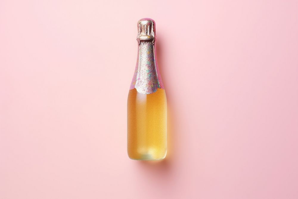 Champagne bottle drink beer. AI generated Image by rawpixel.