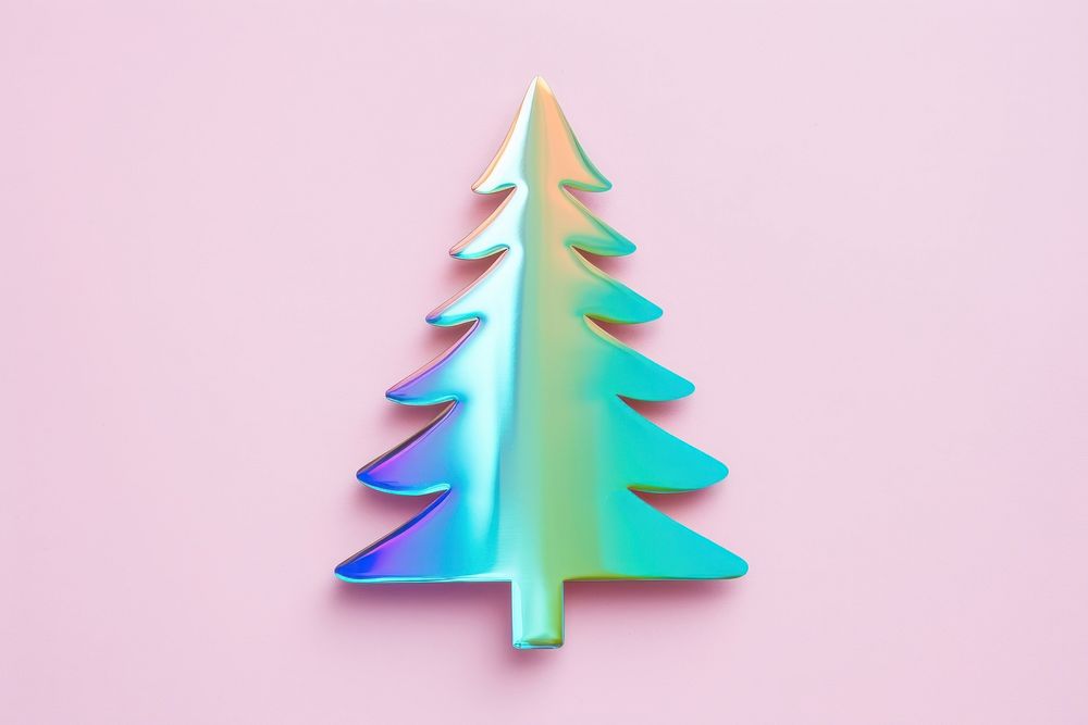Christmas tree shape celebration decoration. AI generated Image by rawpixel.